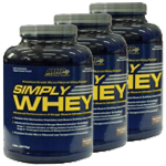 Комплект ''3 БАНКИ'' MHP Simply Whey (2270 gr) 